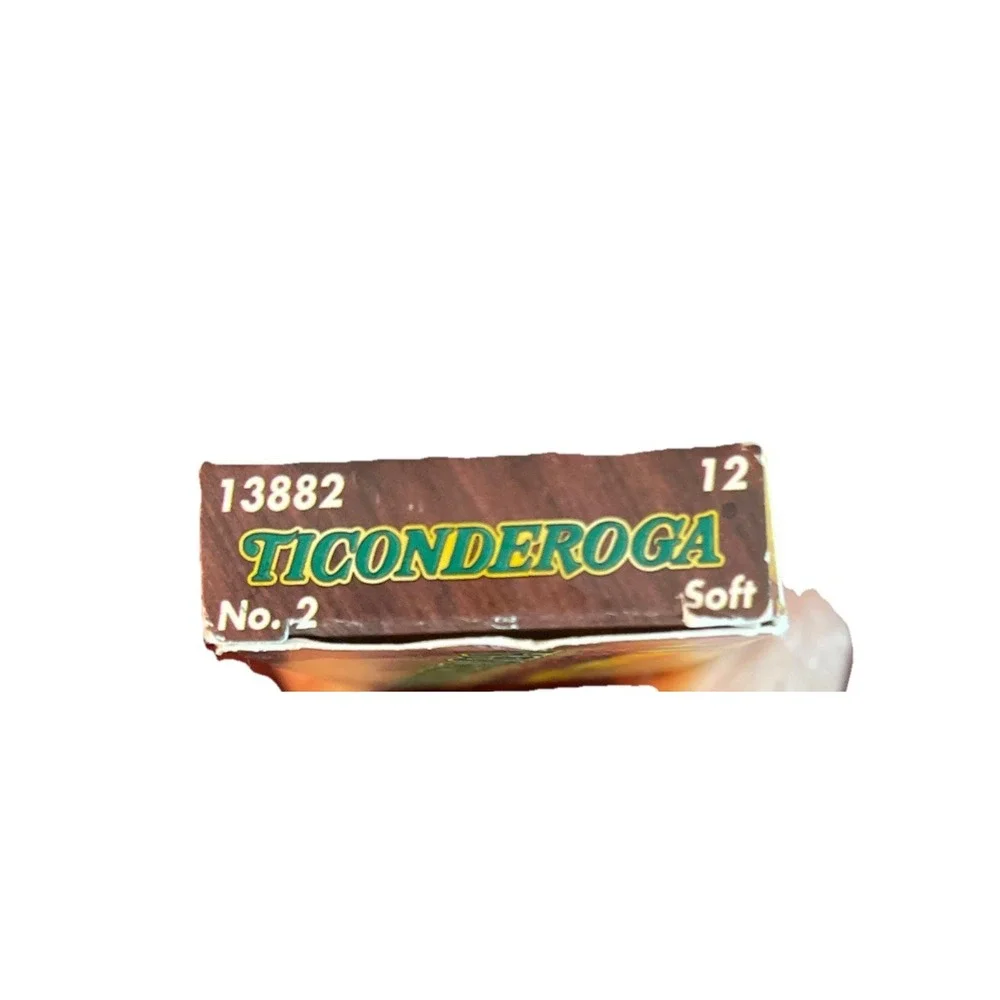 Vintage Box‎ Of  Dixon Ticonderoga 13882 No. 2 Soft Pencils 11 Of 12 In Box